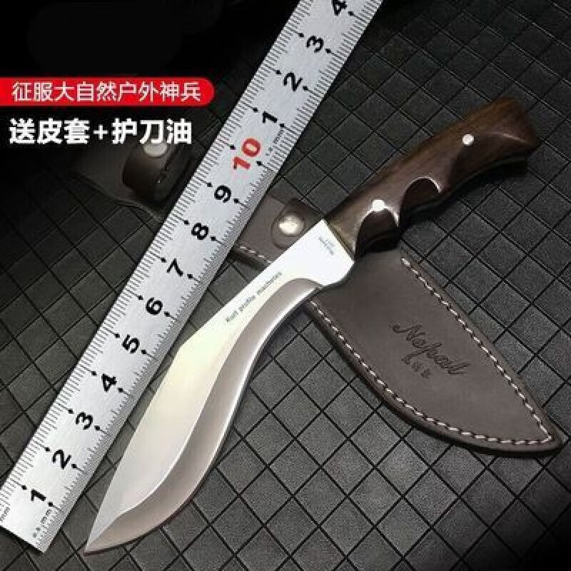 刀荒野求生刀高硬度战术小刀随身刀 尼泊尔大号户外刀具野外防身刀