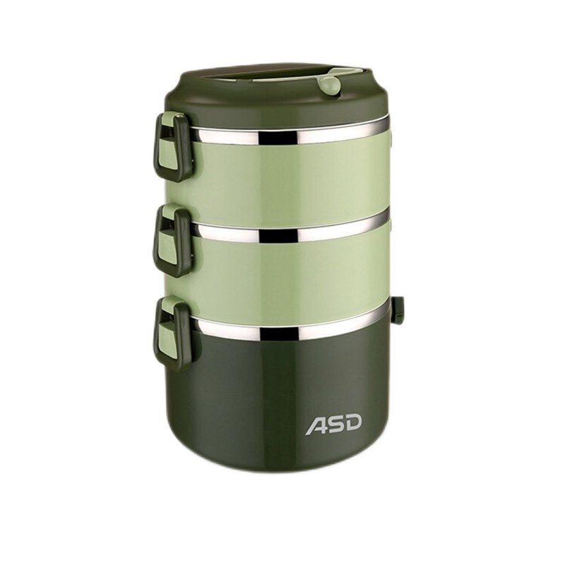 ���ڲ��������˴ASD�� ���·��� ʳƷ��304�������ֲ���������˶���Яѧ���㵱�� ��ɫ2.2L���㷹��+��Я���´�