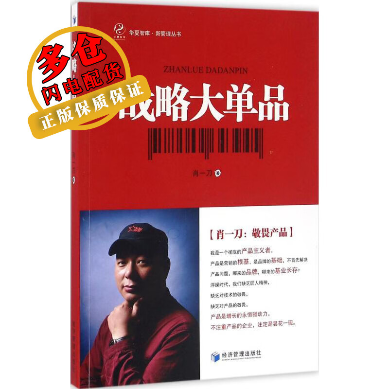 战略大单品 肖一刀 著 战略管理 WX