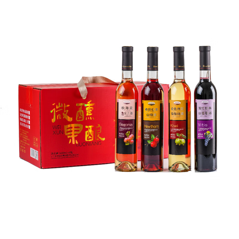 桓龙湖果酒8度500ml水果酒女士酒低度酒微醺甜酒果味酒 酒水 混合口味