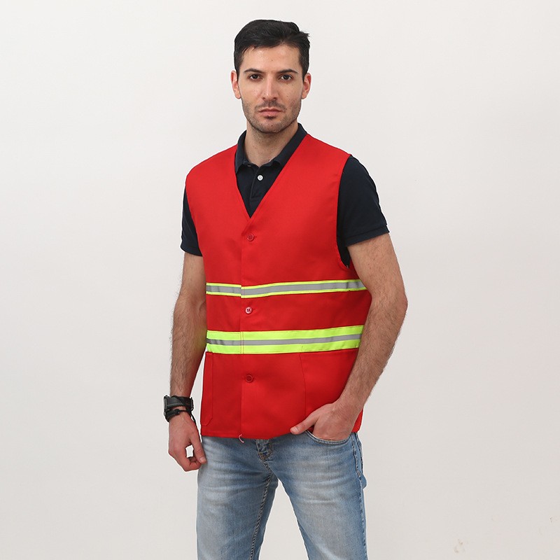 杰英仕环卫工马甲背心施工园林绿化环卫反光马甲马夹反光安全服可印字