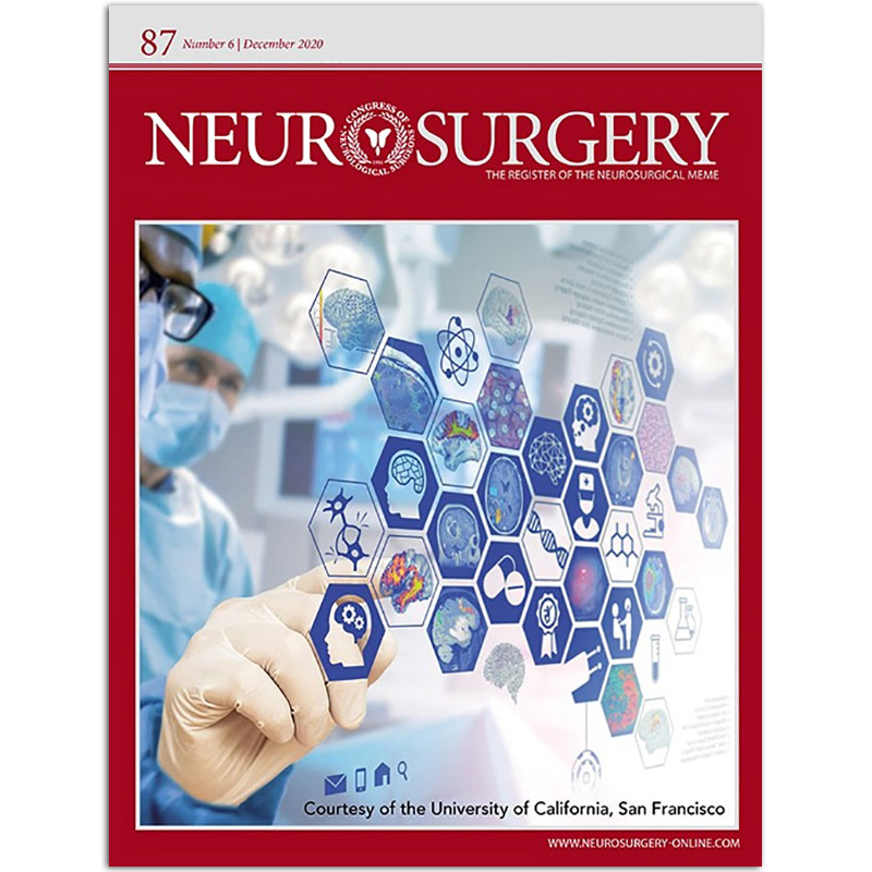 【单期可选】Neurosurgery Vol.88.2 美国神经外科学医学杂志 2020/21年 2020年12月刊