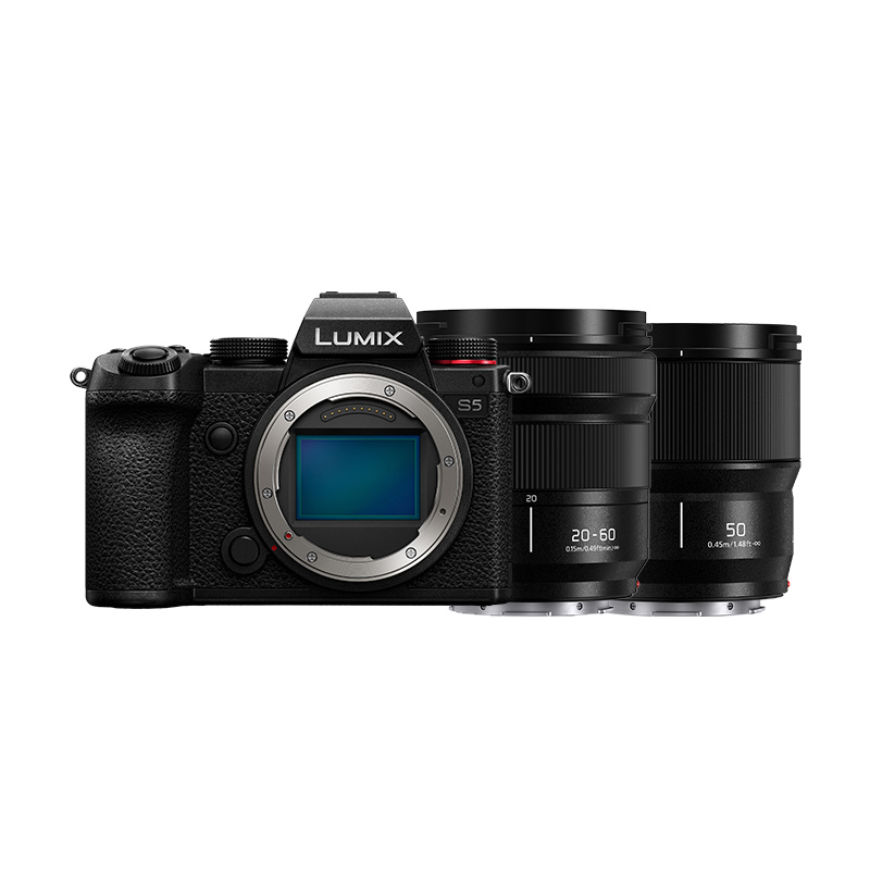 松下（Panasonic）S5K全画幅微单相机/无反/单电/数码相机  松下镜头20-60mm+ 50mm双镜头套机