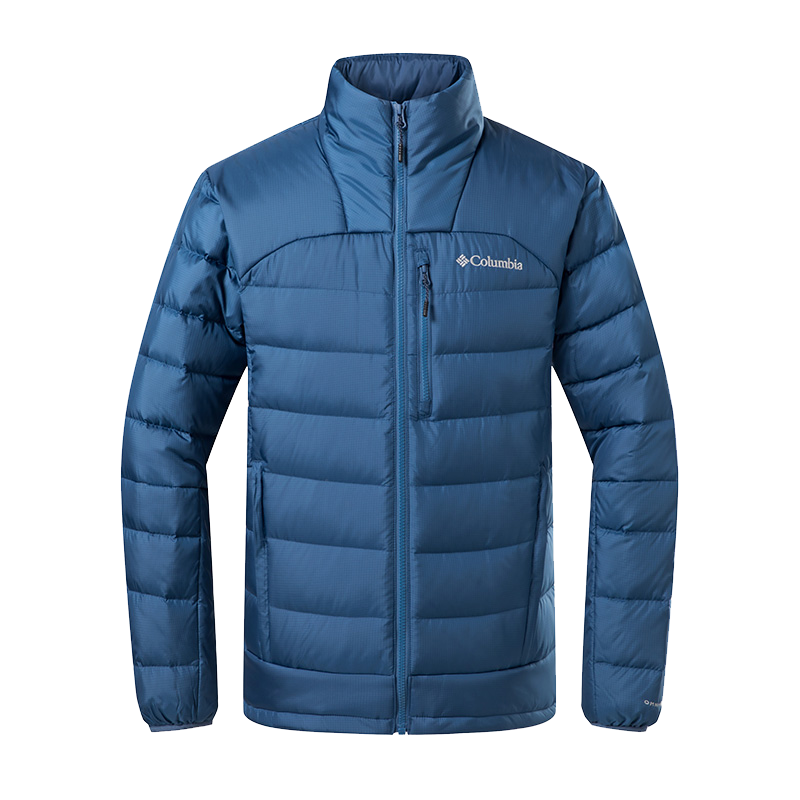 columbia哥伦比亚羽绒服男士21运动户外加厚加绒保暖灰鸭绒防风外套we