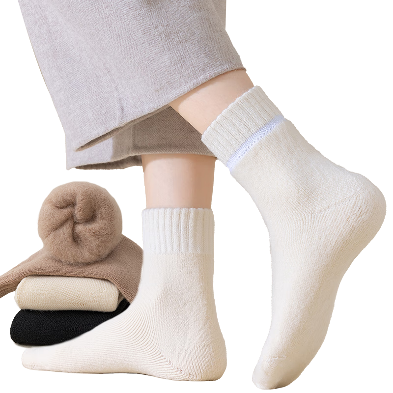 ���ڲ�����è��3˫����Ůʿ�ﶬ�����غ�ů��Ͳ��ѩ�س�ͲëȦ˯�����ӵذ��� 112.6Ԫ��4��(��28.15Ԫ/��)