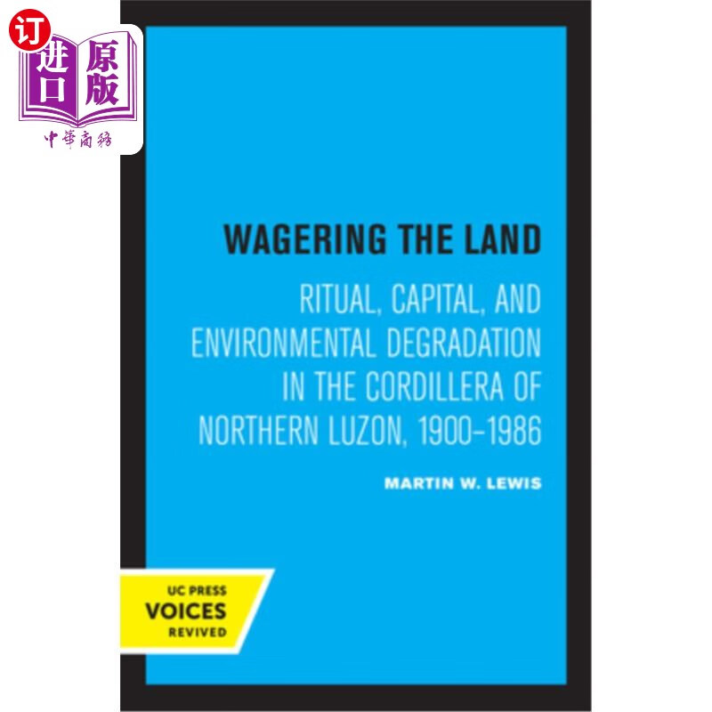 海外直订wagering the land: ritual, capital, and environmental