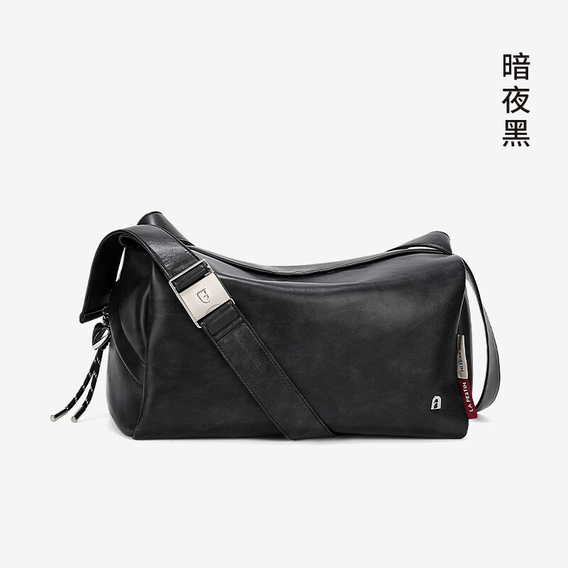 拉菲斯汀HOBO包包女式2025新款夏天通勤腋下斜挎包女大容量托特包 622335 暗夜黑(大号)