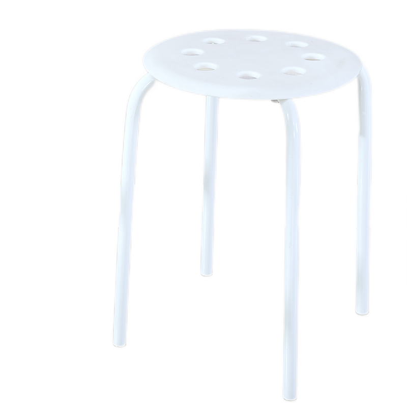 和大人 凳子塑料时尚成人创意加厚板凳餐凳凳子客厅家用 黑色 黑色1把装