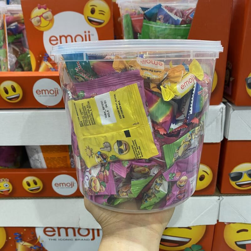 进口haribo哈瑞宝金熊混合水果味qq软糖小熊软糖多款 emoji水果味什锦