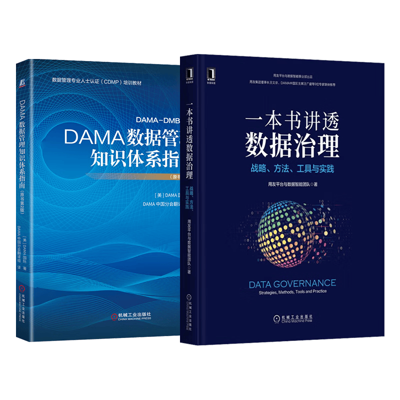 DAMA数据管理知识体系指南（原书第2版）+一本书讲透数据治理：战略、方法、工具与实践2本