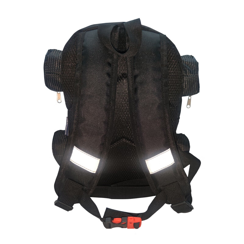 包壹库幼儿汽车小书包小童包幼儿园小班儿童背包警车男童宝宝书包1-4岁 黑色大号礼盒【书包】