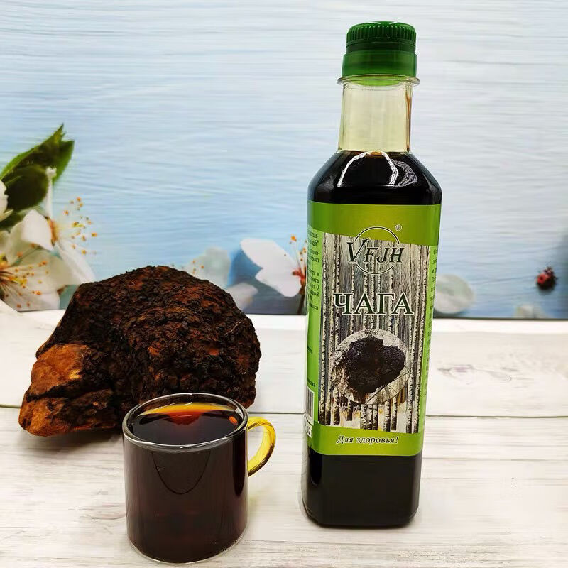 桦树茸浓缩液白桦茸提取液桦树泪桦褐孔菌俄罗斯进口 500毫升 1瓶