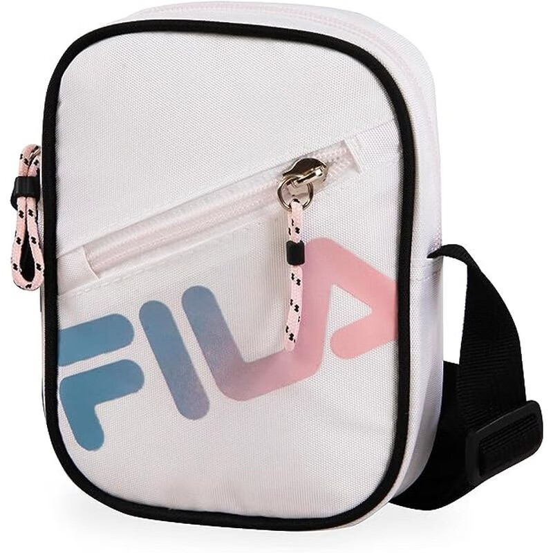 斐乐（FILA）单肩包斜挎包 男女同款 旅行包小包户外简约时尚休闲运动包百搭潮 白色B0BG9325TL 均码