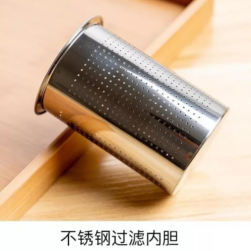 1000/2000ML茶壶玻璃耐高温泡茶壶单壶大容量茶具花茶壶水壶套装 2000ml 单只茶壶