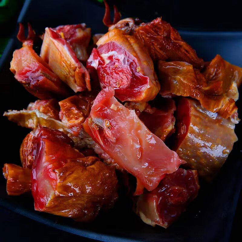宝湘坊湖南特产烟熏腊鸡免切鸡块真空包装湘西腊味咸肉柴火烟熏鸡肉