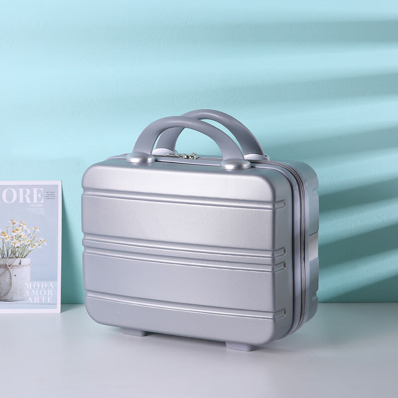 【优选】2023新款手提箱行李箱化妆箱14寸密码箱儿童伴手礼品箱可 黄色（1个装） 14寸