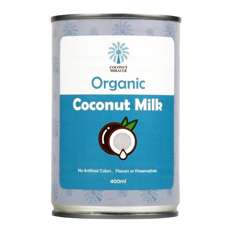 椰子奇迹（Coconut Miracle）有机椰浆椰奶400ML 斯里兰卡进口 椰汁西米露拿铁复刻烘焙原料