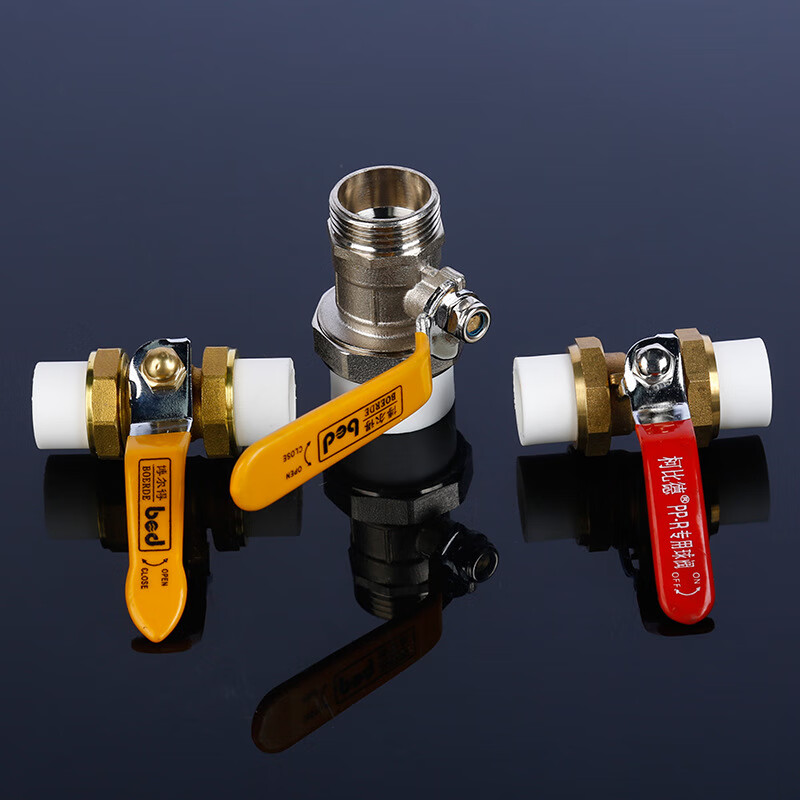 褚袆卉4分6分一寸ppr水管双活结黄铜铜芯阀门双头热熔焊接双活接铜