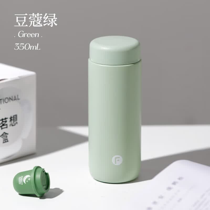 富光倾心保温杯男女士高颜值水杯超轻便携316不锈钢杯子豆蔻绿350mL属于什么档次？