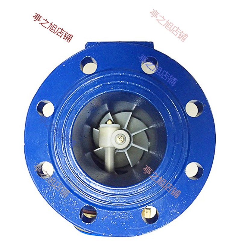 大口径机械法兰液封数字螺翼旋翼式水表 dn50法兰=2寸(旋翼式),两片法