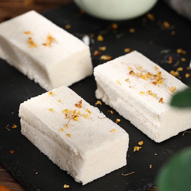 和合和合桂花云片糕雪片糕苏州特产糯米大糕传统糕点小吃200g*5 甜味