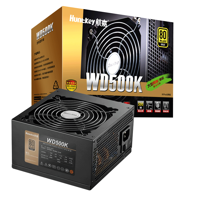 Huntkey/���� WDϵ�� ̨ʽ�����Ե�Դ WD500Kֱ�� 500W���� 234Ԫ