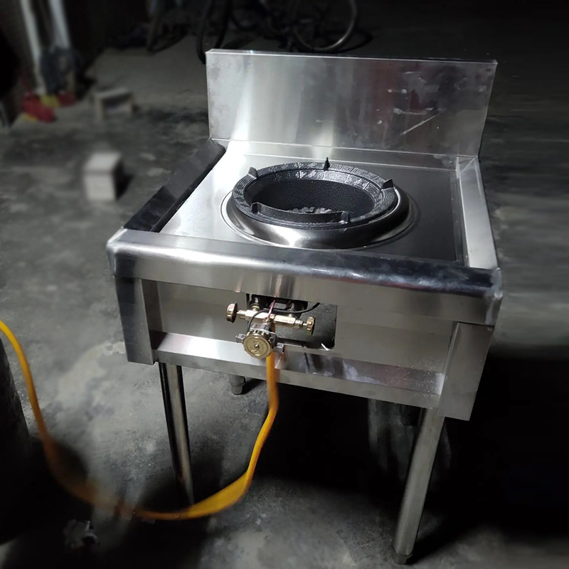 猛火灶商用不锈钢灶台煤气液化气简易单双灶架子酒店快餐爆炒炉饭店