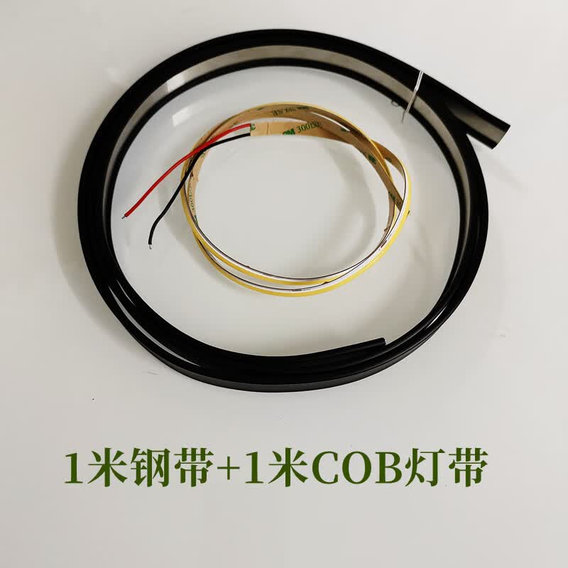 宾猎豹天际线360度发光悬绷硅胶led线性灯线条灯过道创意设计师钢带线