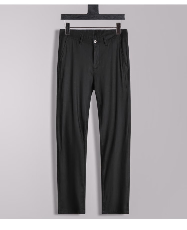 szhe男装奢侈高档品牌亚麻裤男士轻盈休闲裤夏季薄款直筒大码透气麻料