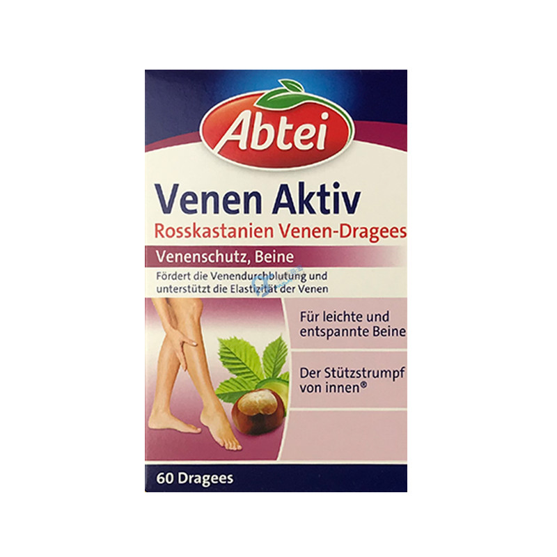 德国 爱泰 abtei 七叶树籽静脉片剂胶囊曲张男女蚯蚓腿护腿 蚯蚓腿