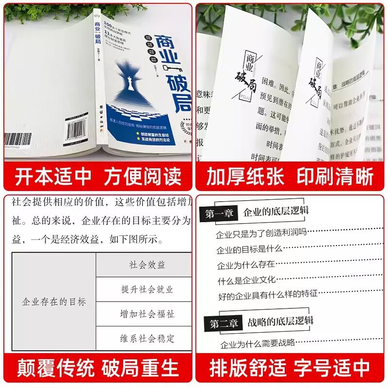 图解底层逻辑+认知觉醒+商业破局（全3册）书籍详情图