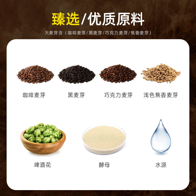 黑狸巧克力世涛 13.0°P/≥4.5%vol 黑啤酒精酿整箱装 巧克力世涛【三周年版】330ml*12