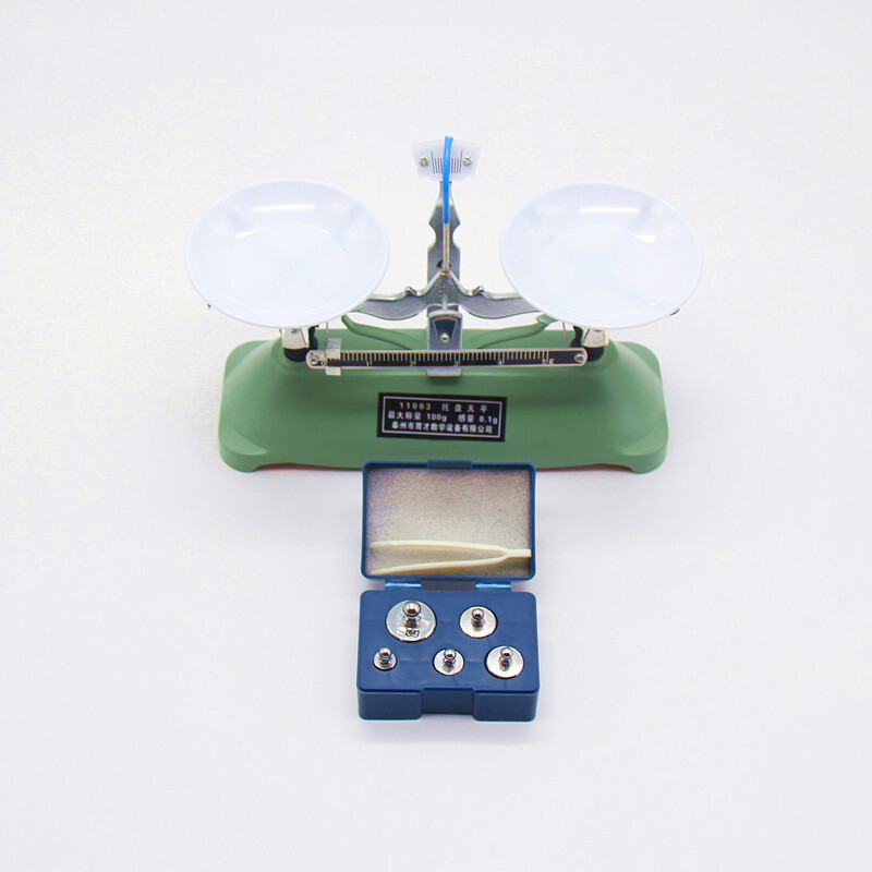 200克 500g含砝码药物架盘天平砝码 100g普通