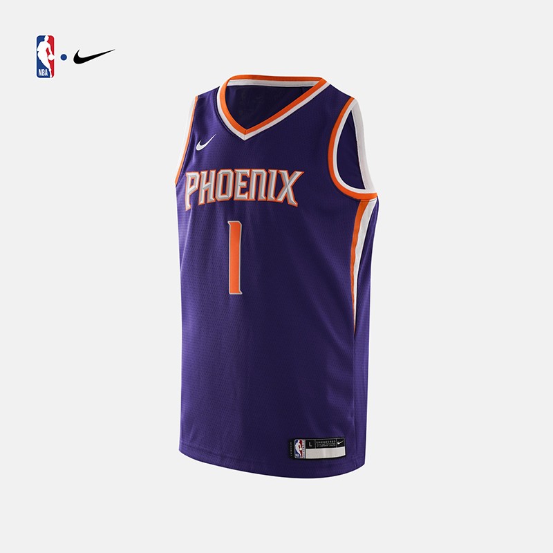 nba kids 太阳队 booker 德文布克 swingman icon 大童球衣 腾讯体育