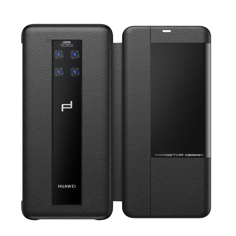 热技 华为mate20rs手机壳 20保时捷rs翻盖皮套 mate20保时捷真皮全包