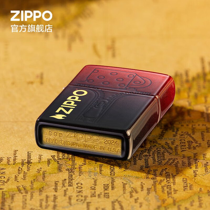 ZIPPO官方旗舰店正品煤油打火机zippo烈火不灭原装高颜值实用告白礼物 烈火不灭 单机
