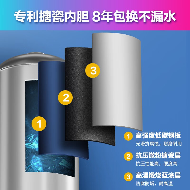 华凌60升电热水器2100W大功率没有防电墙能不能装？