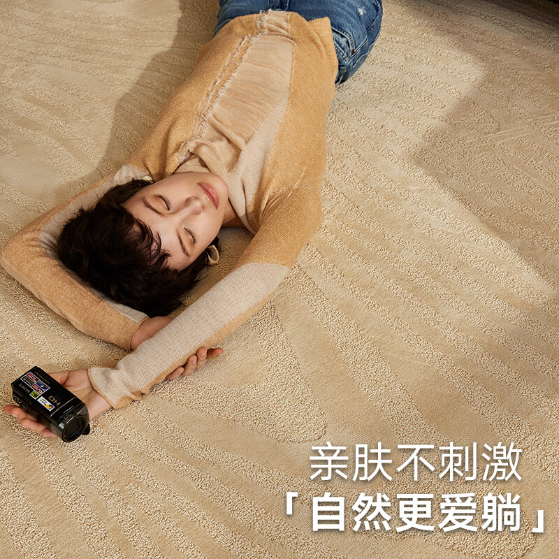 大江大宅标配大地毯客厅高级感免洗可擦轻奢海藻丝沙发地毯卧室大面积 摩洛哥沙漠 140cm*200cm 1件