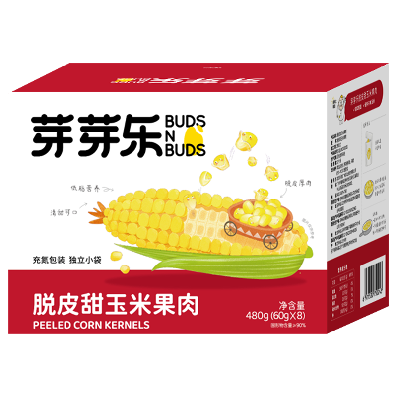 ѿѿ�֣�Buds n Buds����ת����0���Ӽ�ʳ��Ƥ������Ӥ���ͱ�����ʳ�� ��ȥƤС��װ480g