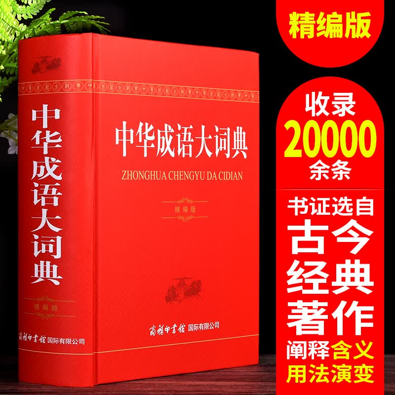 中华成语大词典 精编版 孙梦梅周谦主编 商务印书馆 成语词典释义解释中小学生高中生工具辅导书