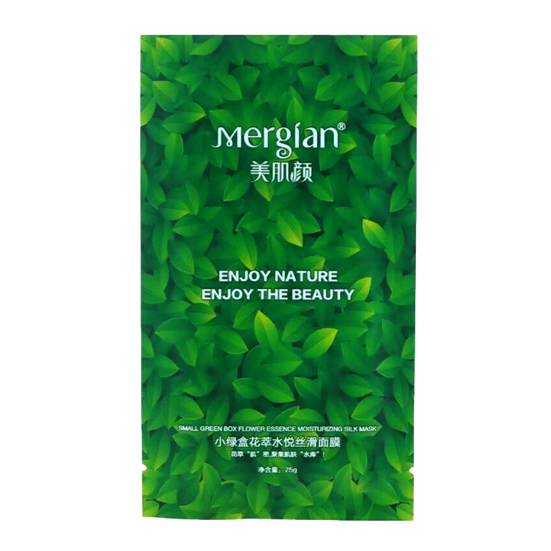 美肌颜花萃水悦小绿盒面膜丝滑嫩润颜补水保湿 1片装