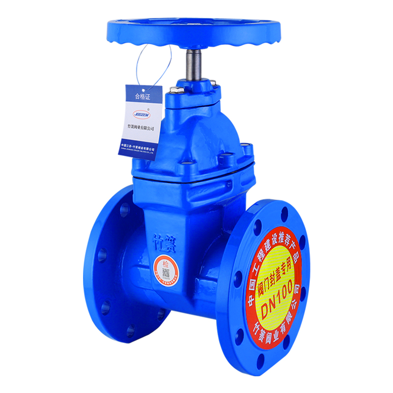 竹箦阀门 竹箦闸阀 软密封暗杆闸阀dn100 80 65 150 重型软密封闸