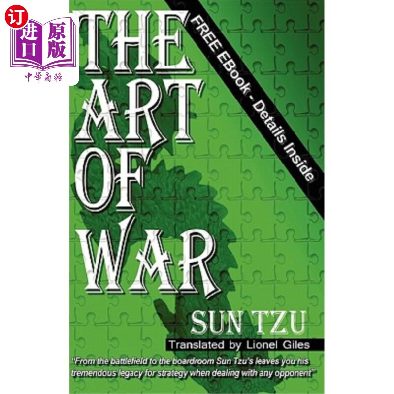 海外直订the art of war: the art of war: sun tzu 孙子兵法:孙子