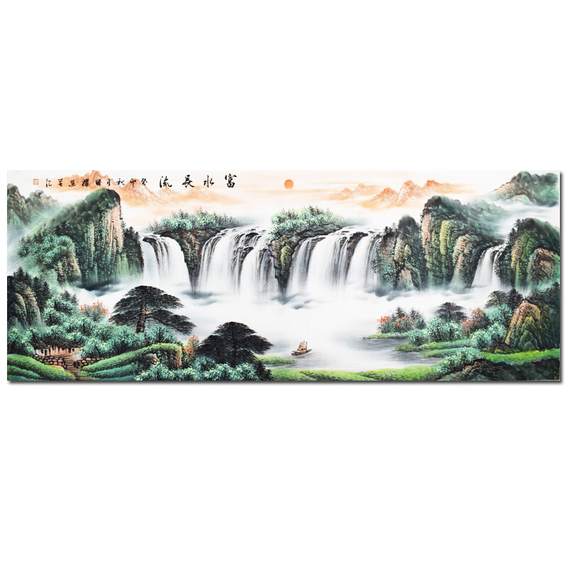 其他品牌纯手绘山水画名家真迹水墨画字画挂画书法画客厅装饰画艺术品