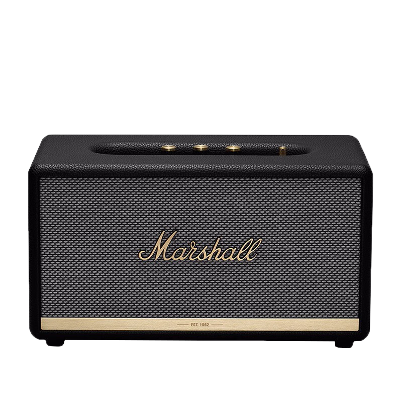 马歇尔（Marshall） STANMORE II 无线蓝牙音箱 摇滚重低音音响 升级版 STANMORE II 黑色
