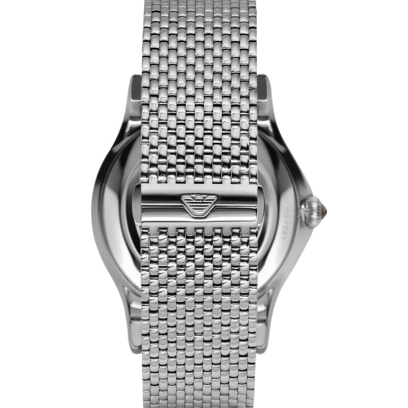 EMPORIO ARMANI官方正品男表自动机芯腕表深蓝色放射纹表盘送情人节礼物 蓝色ARS3022 42mm