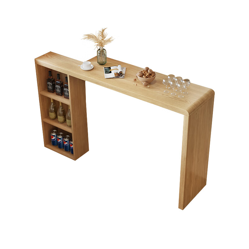 客厅玄关小吧台家庭实木吧台桌家用高脚桌客 垭口吧台1尺寸定做专拍