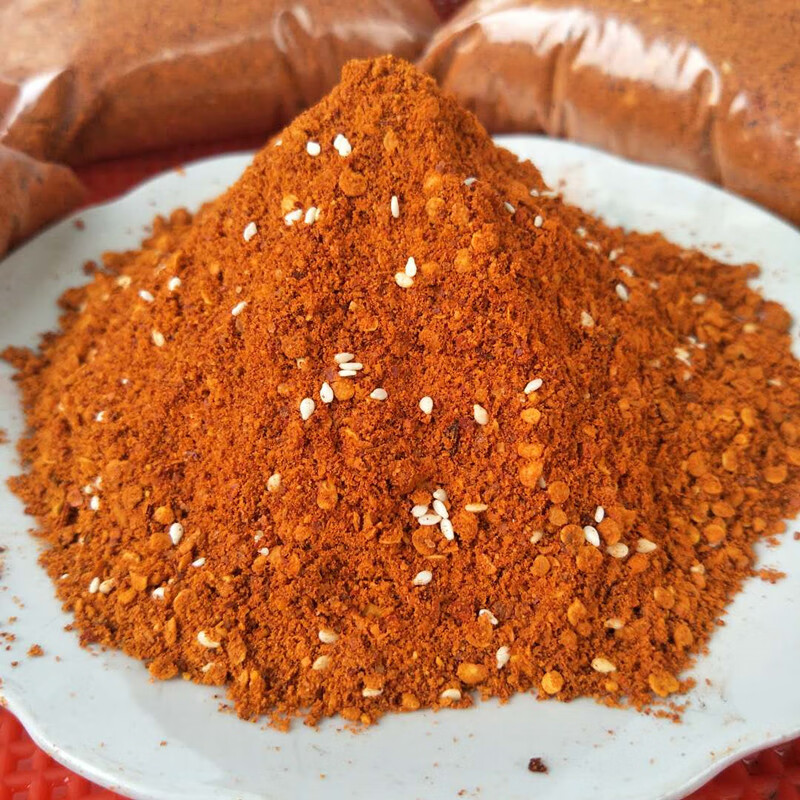 维霆 贵州特产麻辣烧烤 辣椒面炸土豆调料烙锅辣椒粉海椒面 微辣