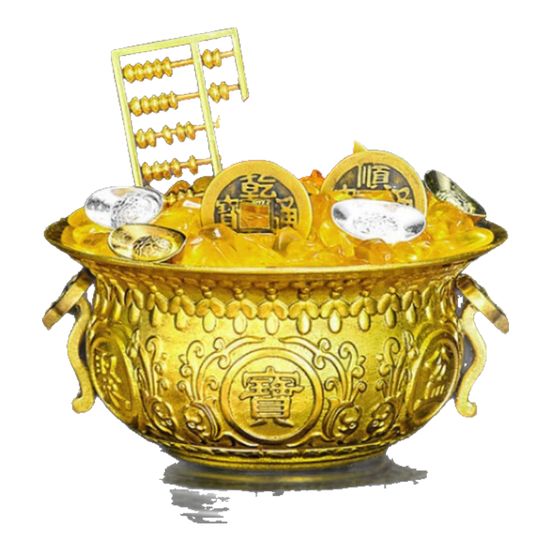 黃銅聚寶盆中式擺件聚財(cái)家居工藝品玄關(guān)旺財(cái)開(kāi)業(yè)客廳吧臺(tái)裝飾禮品 10厘米