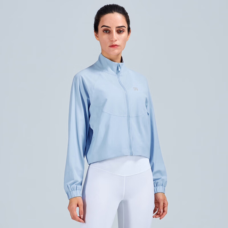 TFO防曬衣 戶外舒適親膚冰感運(yùn)動(dòng)服遮陽衫 女款淺藍(lán)色 S